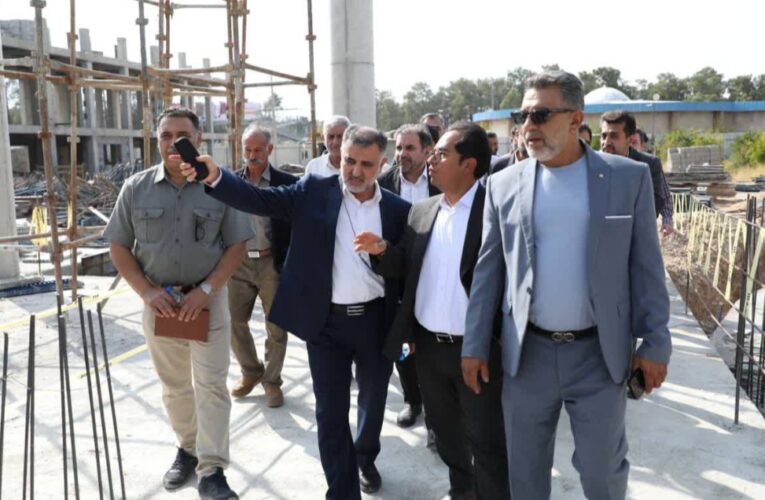 باران چشمه از بزرگ‌ترین زورخانه کشور بازدید کرد
